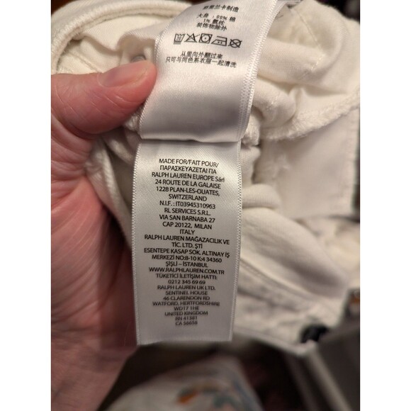 Lauren Ralph Lauren Women's Plus Distressed Patchwork Midrise Straight Pants 16W - Picture 11 of 11